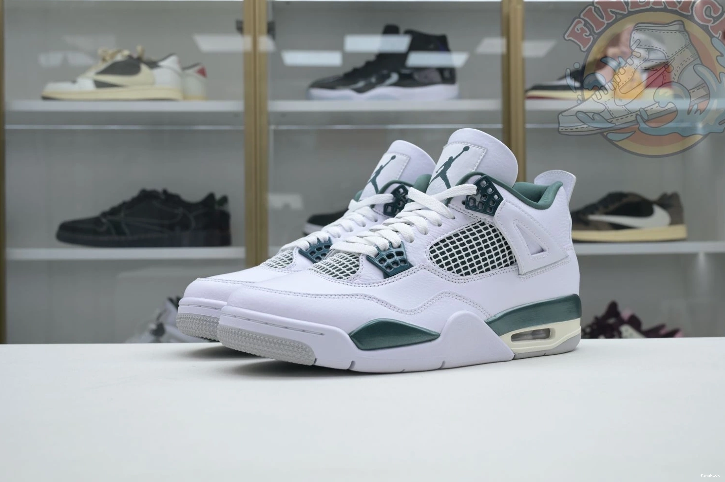 4 Oxidized Air Jordan Green 0807